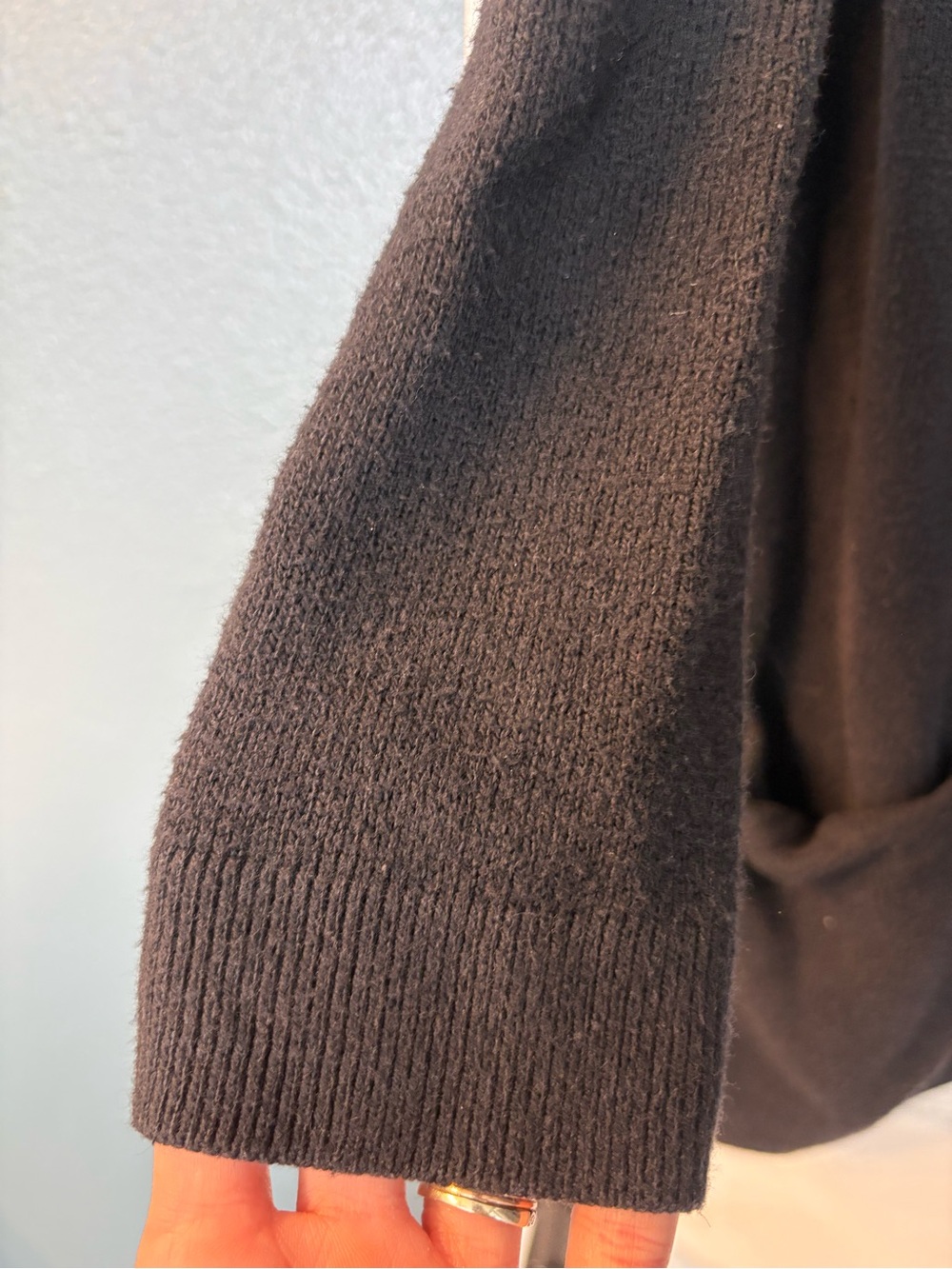 🔴10/$10! Open-Front Black Women's Cardigan Sweater - Picture 4 of 4